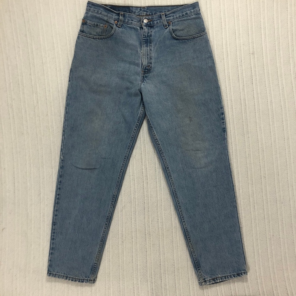 Levi's Vintage Denim Jeans High Waisted‎ Mom Jeans Light Wash Size 34x30